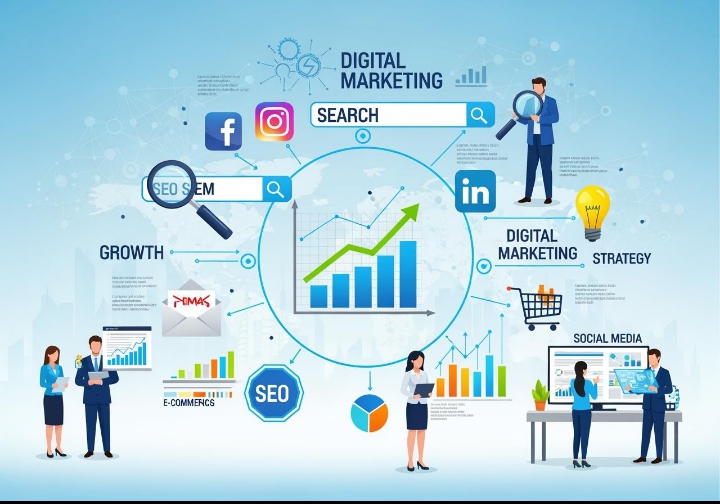Digital marketing strategies for e-commerce business