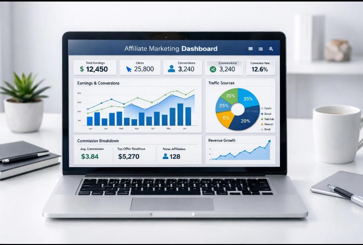 Affiliate marketing as a passive income source