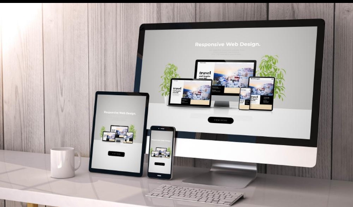 Responsive website design for desktop tablet and mobile