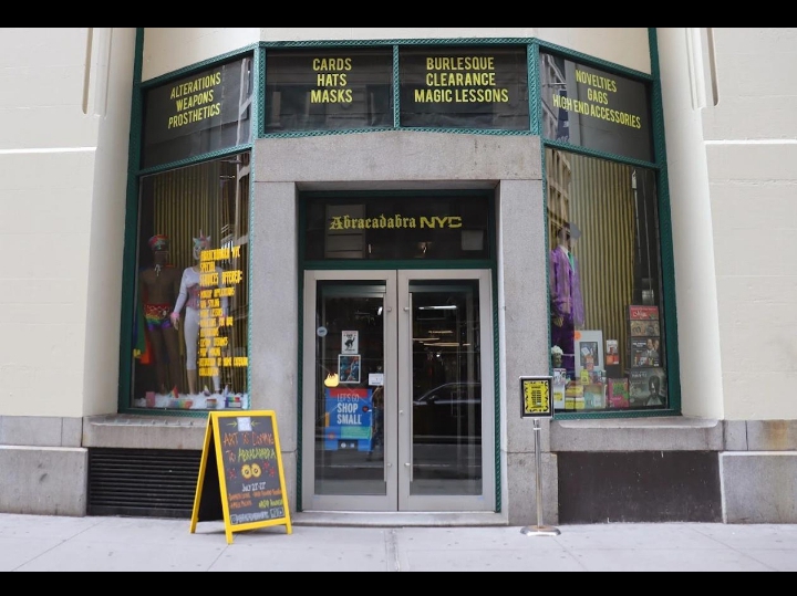 Abracadabra NYC costume store in Manhattan