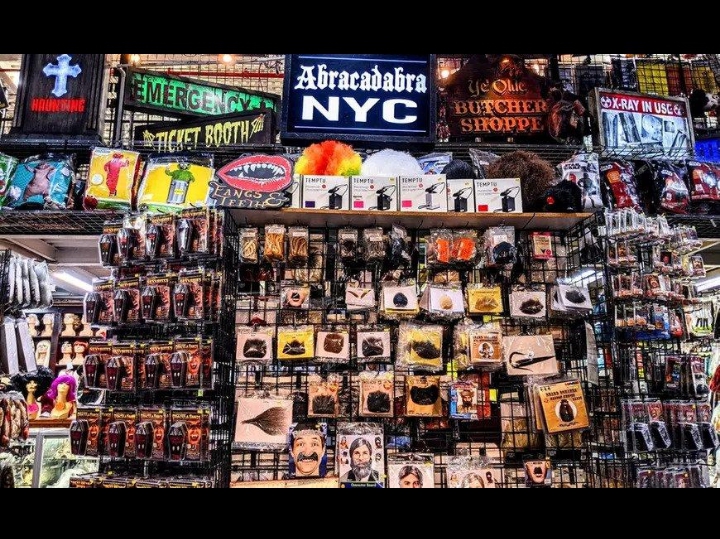 Costumes wigs and accessories at Abracadabra NYC