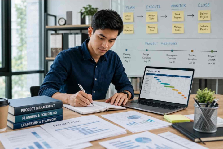 Project management planning for a successful business