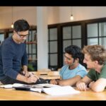 GearUP students preparing for college on a university campus